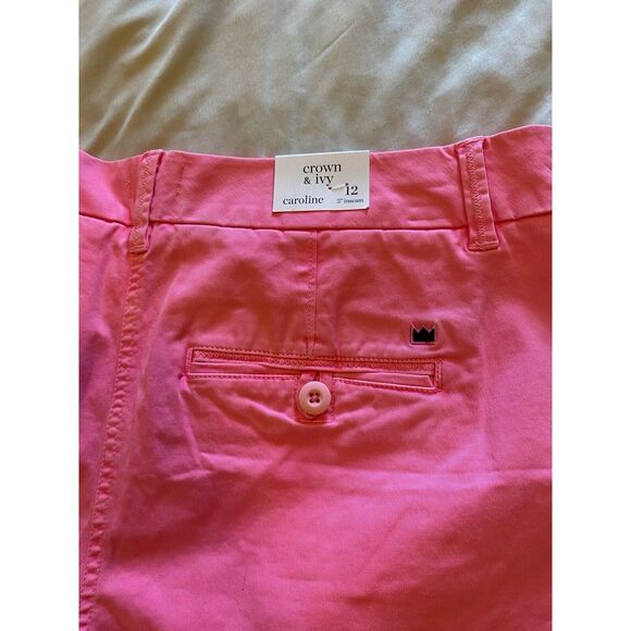 Crown & Ivy Carolina Shorts 5 in inseam, Stretch Sz 12, NWT - Picture 4 of 9